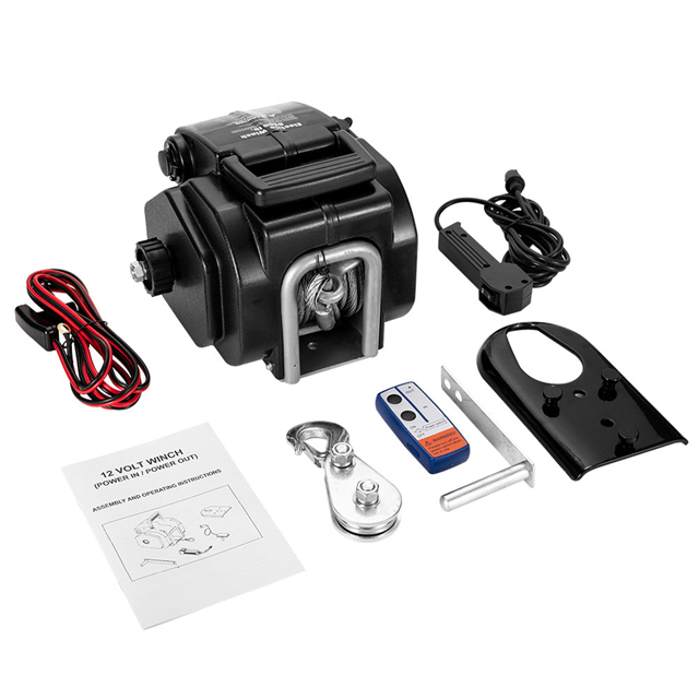 Fishing Boat Anchor Winch - Cabrestante de ancla para embarcaciones, 12V