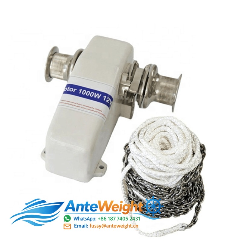 Fishing Boat Anchor Winch - Cabrestante eléctrico horizontal de 12 V
