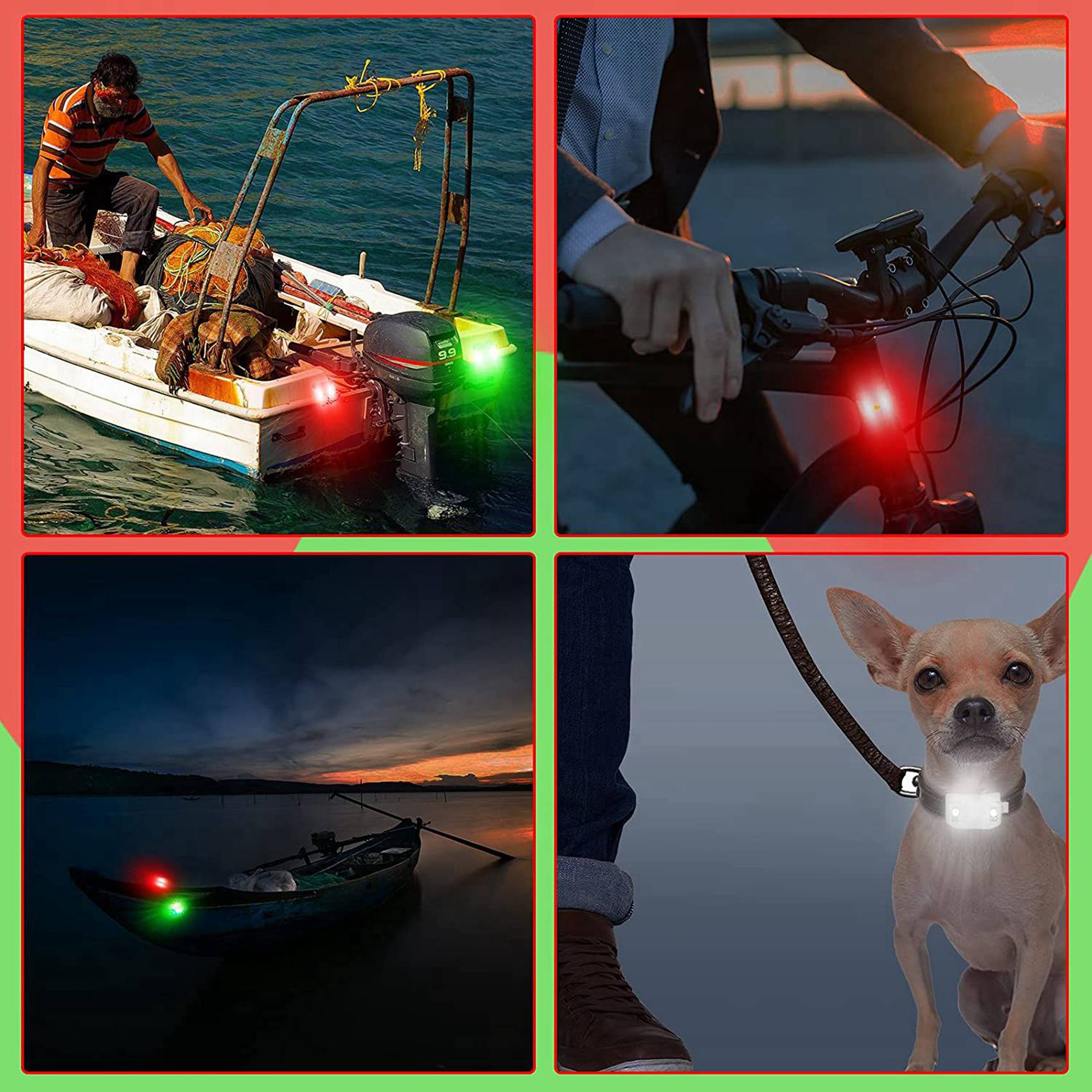 RTENTE-8 X Luces de Navegación - Fishing Boat Navigation Light reseña y precio
