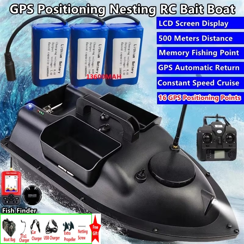 Barco Cebador RC Sonar Finder  - Fishing Boat Gps reseña y precio
