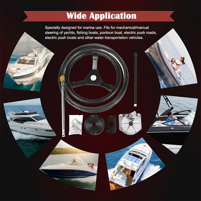 Sistema de dirección para barc - Fishing Boat Steering Wheel reseña y precio
