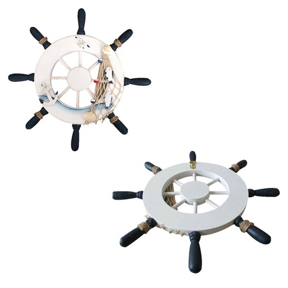 Decoración de estilo mediterrá - Fishing Boat Steering Wheel reseña y precio