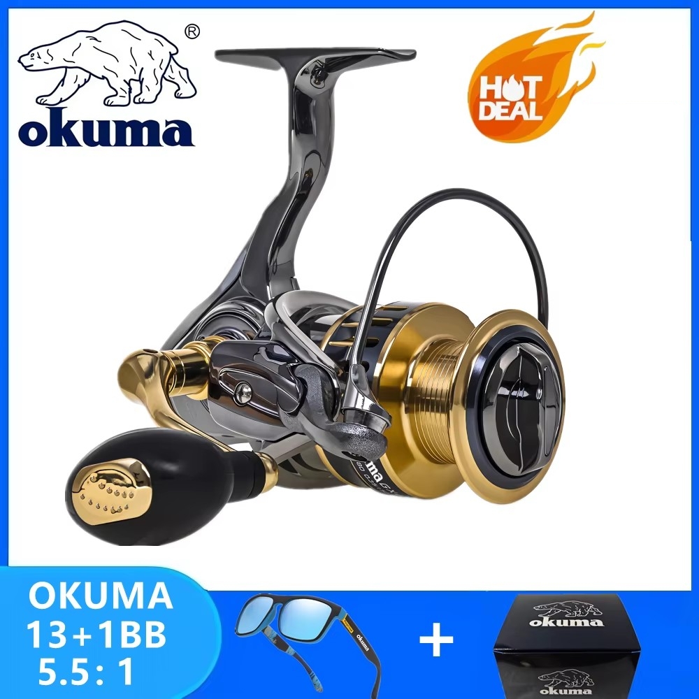 Carrete de pesca Okuma Origina - Fishing Boat Steering Wheel reseña y precio